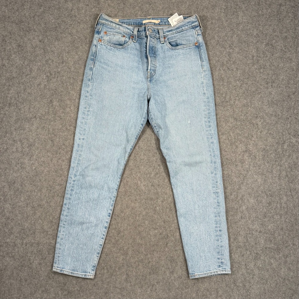 Levi's Light Wash Blue Denim High Rise Wedgie Fit Ankle Jeans Women's Size 29